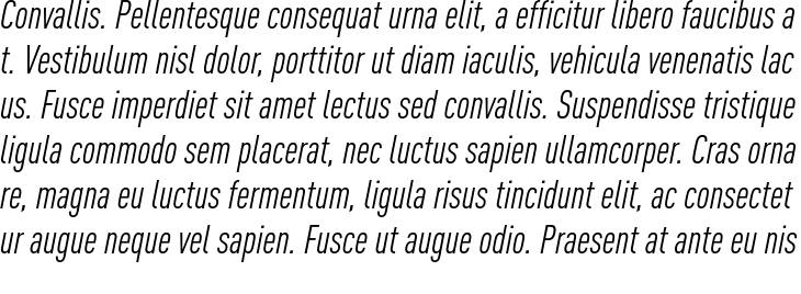 `FF DIN Pro Condensed Italic` Preview