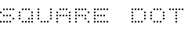 `Square Dot Digital-7 Regular` Preview