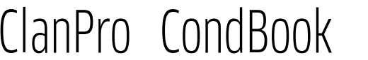 `ClanPro CondBook` Preview