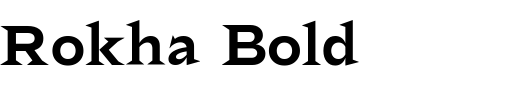 `Rokha Bold` Preview