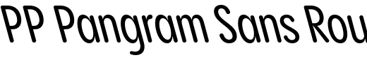 `PP Pangram Sans Rounded Slim Medium` Preview