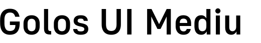`Golos UI Medium` Preview