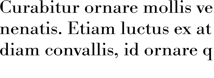 `URW Bodoni T ExtraWide` Preview