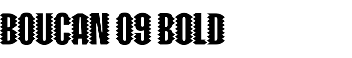 `Boucan 09 Bold` Preview