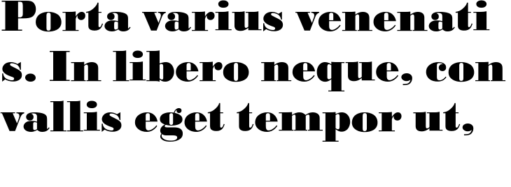 `URW Bodoni T ExtraBold` Preview