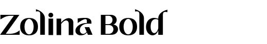 `Zolina Bold` Preview