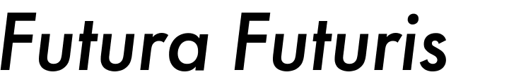 `Futura Futuris Medium Italic` Preview