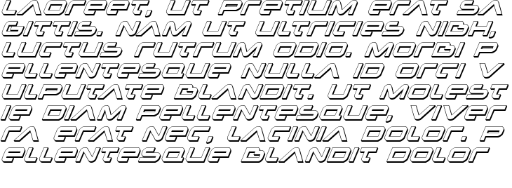 `New Mars 3D Italic` Preview