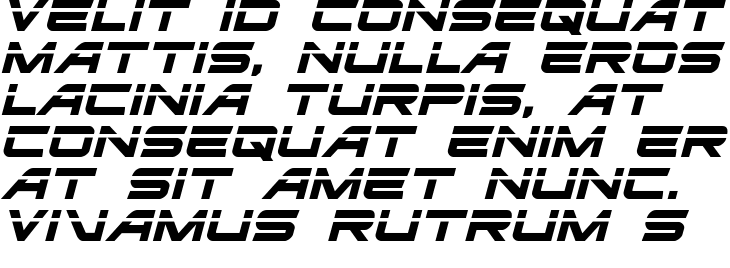 `Ghost Clan Laser Italic` Preview