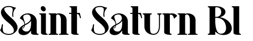 `Saint Saturn Black Regular` Preview