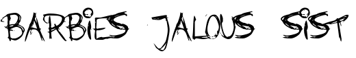 `Barbies Jalous Sisters Handwriting` Preview