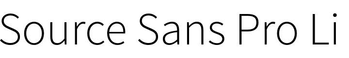 `Source Sans Pro Light Regular` Preview