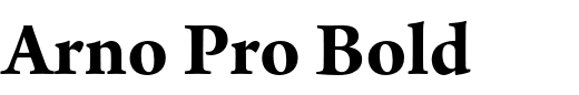 `Arno Pro Bold` Preview