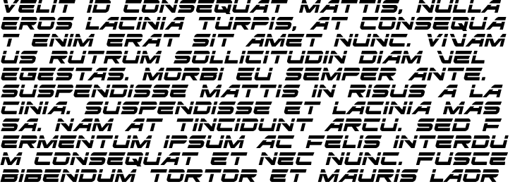 `Ghost Clan Laser Italic` Preview
