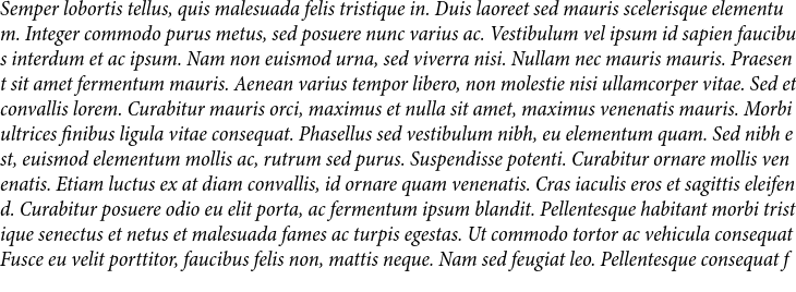 `Minion Pro Condensed Italic` Preview