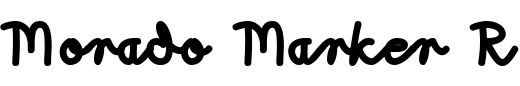 `Morado Marker Regular` Preview