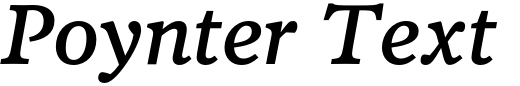 `Poynter Text Medium` Preview