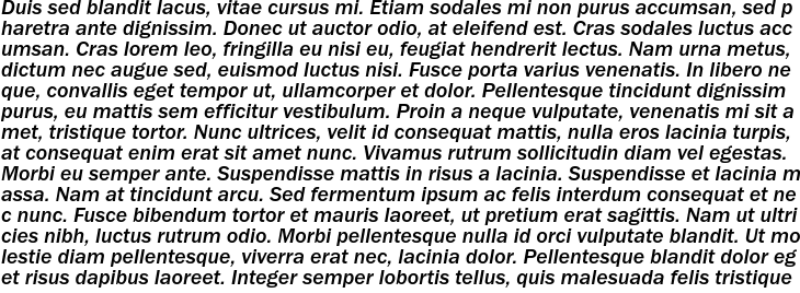 `ITC Franklin Gothic Medium Italic` Preview