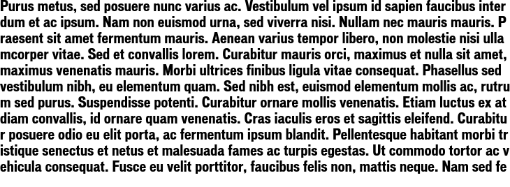 `Vonness ExtraBold Condensed` Preview