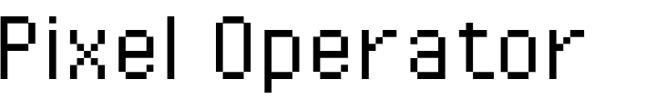 `Pixel Operator Regular` Preview