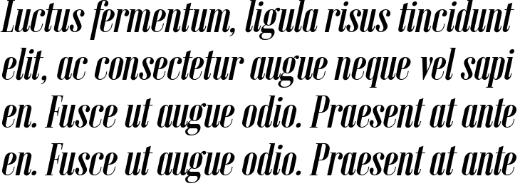 `Emberly Narrow Bold Italic` Preview