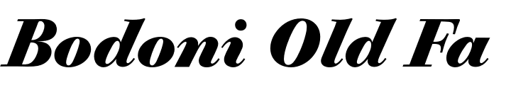 `Bodoni Old Face BQ Bold Italic` Preview