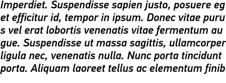 `PF DIN Text Pro Medium Italic` Preview