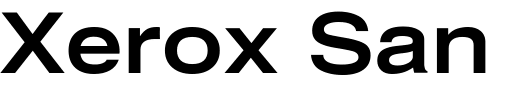 `Xerox Sans Serif Wide Bold` Preview