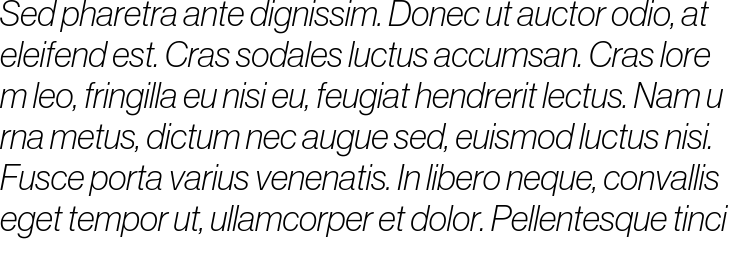 `Neue Haas Grotesk Display Pro Thin Italic` Preview