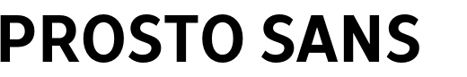 `Prosto Sans Bold Condensed` Preview