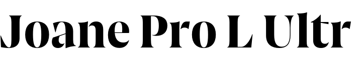 `Joane Pro L Ultra Bold` Preview