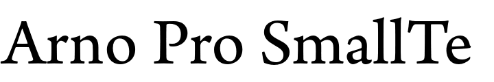 `Arno Pro SmallText` Preview