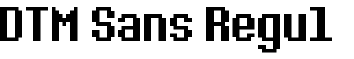 `DTM Sans Regular` Preview
