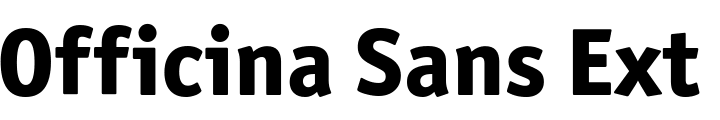 `Officina Sans ExtraBold OS` Preview