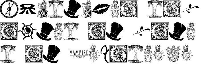 `WW Vampire Sigils Regular` Preview