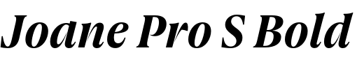 `Joane Pro S Bold Italic` Preview