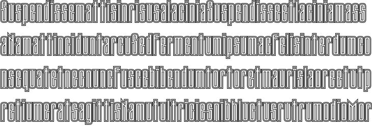 `Tauern Engraved Condensed Bold` Preview