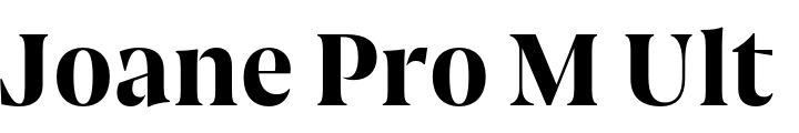 `Joane Pro M Ultra Bold` Preview