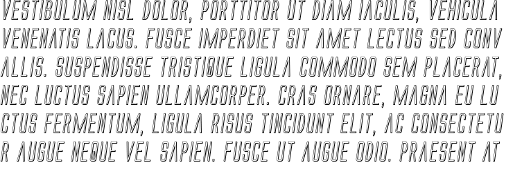 `Alien League II 3D Italic` Preview