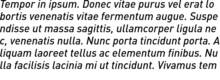 `FF DIN Pro Medium Italic` Preview