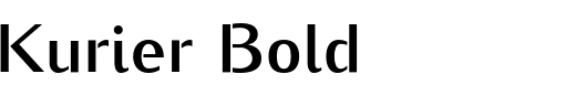 `Kurier Bold` Preview