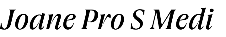 `Joane Pro S Medium Italic` Preview