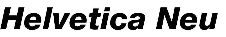`Helvetica Neue LT Std 86 Heavy Italic` Preview