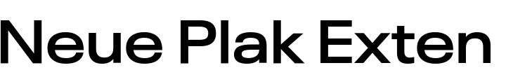 `Neue Plak Extended Semi Bold` Preview