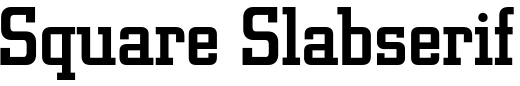 `Square Slabserif 711 Regular` Preview