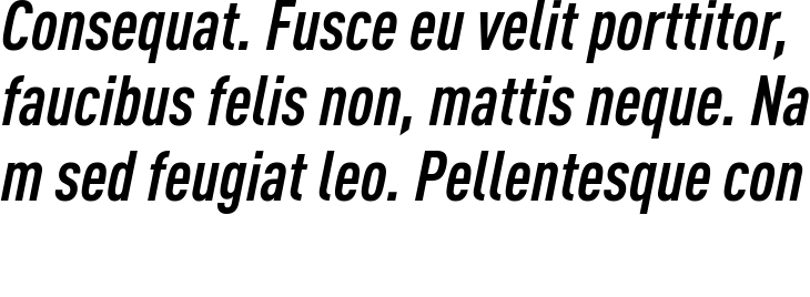 `FF DIN Pro Condensed Bold Italic` Preview