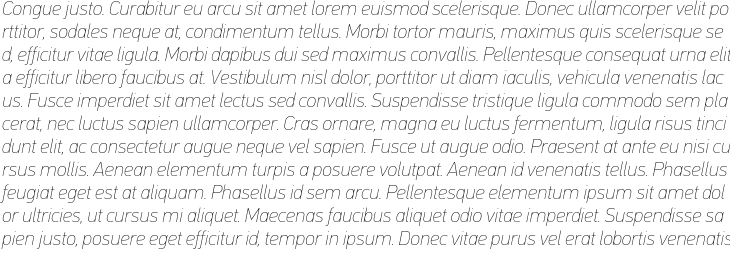 `PF DIN Text Pro ExtraThin Italic` Preview