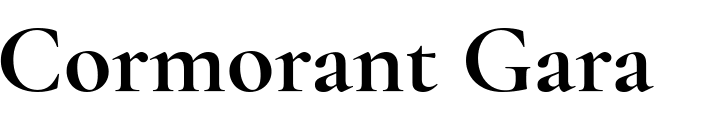 `Cormorant Garamond Bold` Preview