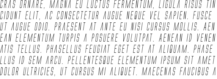 `Alien League Condensed Italic` Preview