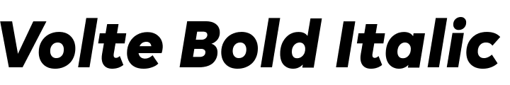 `Volte Bold Italic` Preview